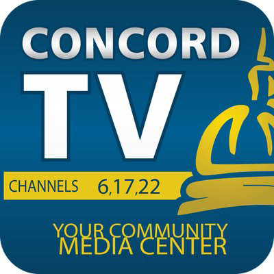 Concord t v channels 6, 17, qnd 22. Your community media center