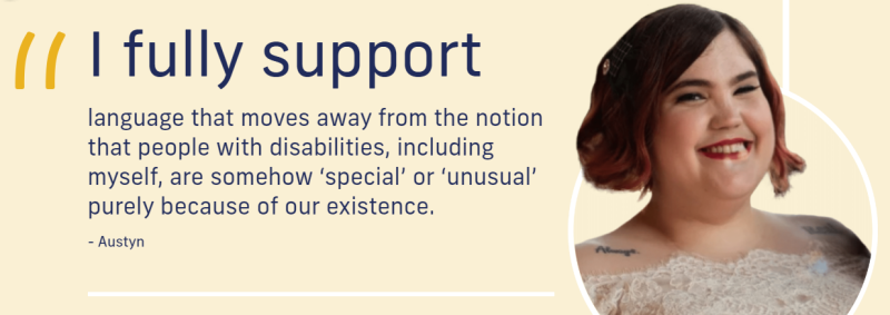 a woman with short brown hair appears next to a quote "I fully support"